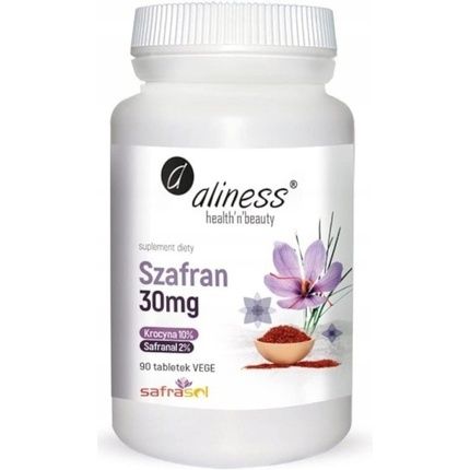 Aliness Saffron 30Mg Dietary Supplement For Mood, Feelings, And Libido