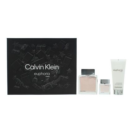 Calvin Klein Euphoria Men Eau De Toilette 100Ml Aftershave Balm 100Ml Eau De Toilette 15Ml For Men