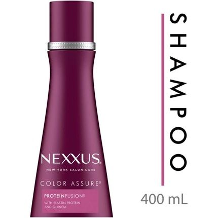 Nexxus Color Assure Shampoo And Conditioner 400Ml - Pack Of 2 Large Bottles