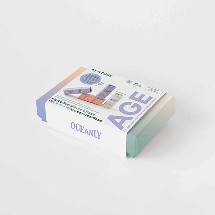 Attitude Oceanly Aging Skin Daily Facial Care Routine Box Set Phyto Age Travel Size Bars - Pack Of 4 - Image 3