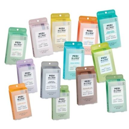 Voesh Pedicure Spa Set 4-In-1 Salt, Scrub, Mask, Massage Lotion