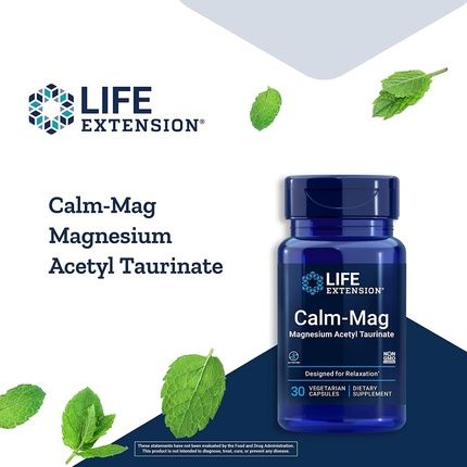 Life Extension Calm-Mag Bioavailable Magnesium Acetyl Taurinate - Image 3