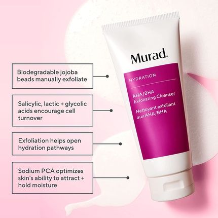 Murad Hydration Aha/Bha Exfoliating Cleanser Creamy Wash 60Ml