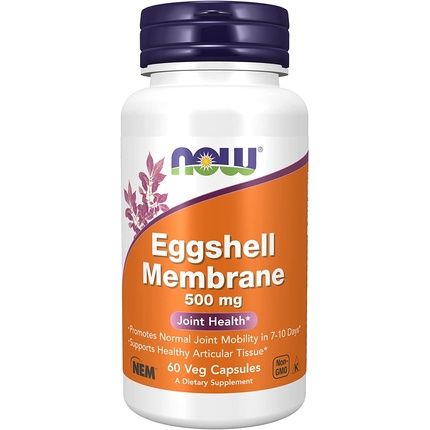 Now Supplements Eggshell Membrane 500Mg Joint Support 60 Veg Capsules