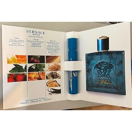 Versace Eros Eau De Parfum Travel Sample Spray Vial 0.03Oz/1Ml - Image 3