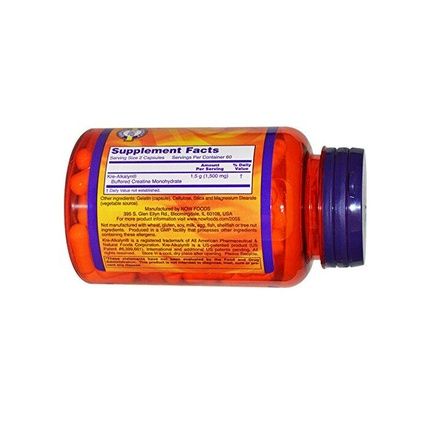 Now Foods Kre-Alkalyn Creatine Mass Building & Energy Production 120 Capsules