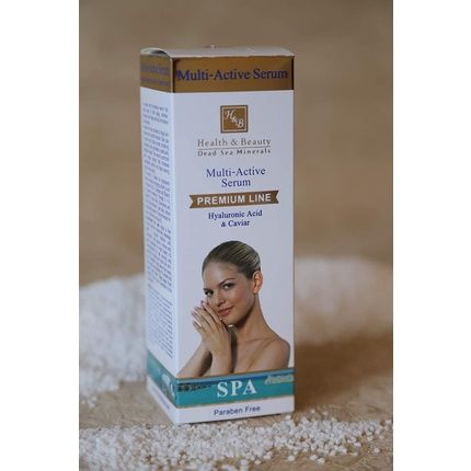 H&B Dead Sea Multi Active Serum With Hyaluronic Acid And Caviar 40Ml 1.35 Fl.Oz