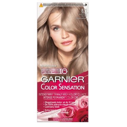 Garnier Color Sensation Intense Permanent Coloring Cream 8.11 Pearl Blonde