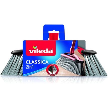 Vileda 141460 Classica 2-In-1 Indoor Broom