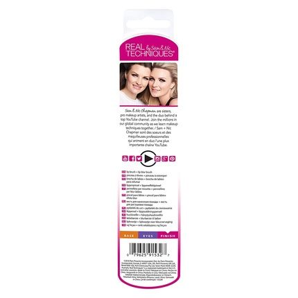 Real Techniques Lip And Blurring Brush - Pack Of 2