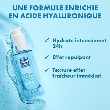 Mixa Expert Sensitive Skin Hyalurogel Serum 24H Hydration Booster - Pure