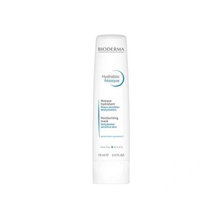Bioderma Hydrabio Moisturising Mask 75 Ml For Sensitive Dehydrated And Tired Skin
