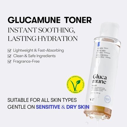 Vt Cosmetics Glucamune Facial Toner With Snow Mushroom Hydrating & Soothing