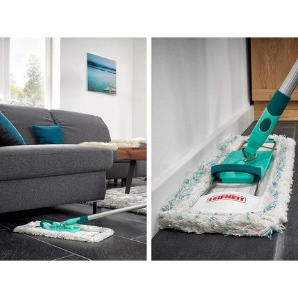 Leifheit Back-Friendly Floor Wiper Profi Xl Cotton Plus With Aluminum Handle - Image 3