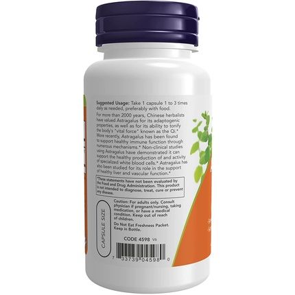 Astragalus Extract 500Mg 90 Vcaps - Image 3
