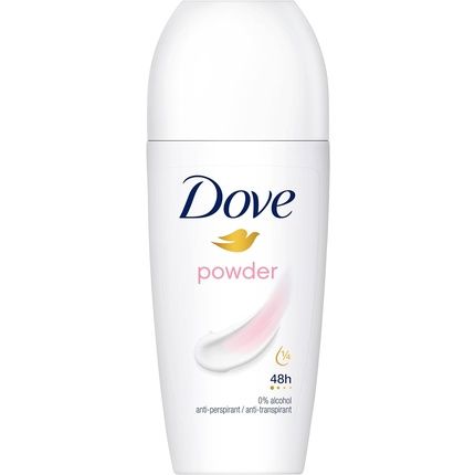 Dove Powder Anti-Perspirant Roll On Deodorant With  1/4 Moisturising Cream 50Ml