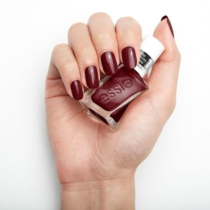 Essie Long-Lasting Nail Polish With Glossy Finish Gel Couture Color No. 360 Spiked With Style Dark Red 13.5Ml - Image 3