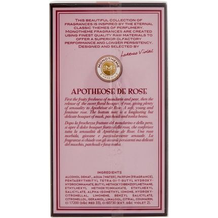 Apotheose De Rose By Monotheme For Women 3.4 Oz Edt Spray - Image 3
