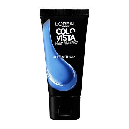 L'Oreal Paris Colovista Hair Makeup 1-Day Color Highlights 1 Cobalt Hair