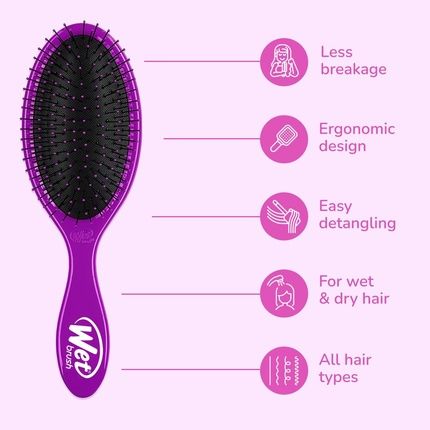 Wetbrush Original Detangler Purple - Image 3