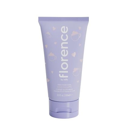 Florence By Mills Feed Your Soul Love U A Latte Coffee Glow Face Mask Hydrating Mask Coffee-Infused Face Scrub Hydrate Retain Moisture Vegan Cruelty-Free