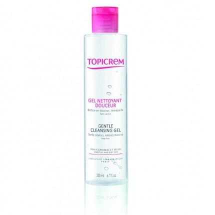 Topicrem Gentle Cleansing Gel For Face Body And Hair 200Ml