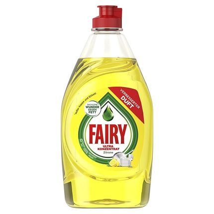 Fairy Washing Up Liquid 450Ml Lemon, With Effective Formula For Clean Dishes