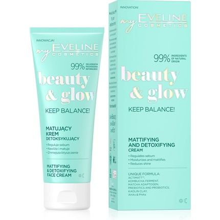Eveline Cosmetics Beauty & Glow Mattifying Detox Cream For Oily Skin