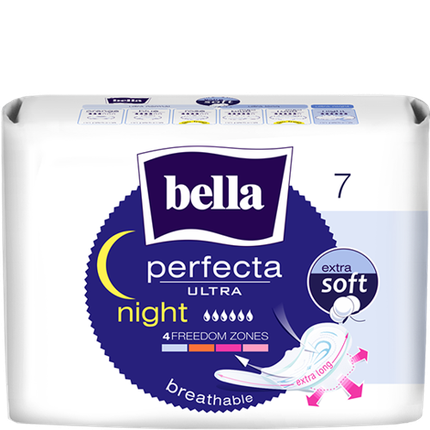 Tzmo Bella Perfekta Night Hygiene Pads 7 Pieces