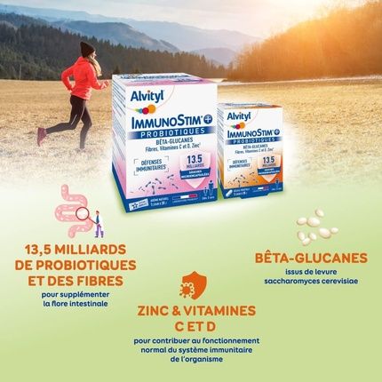 Alvityl Immunostim Sachet Vanilla Flavor Probiotics Beta-Glucans - Image 3