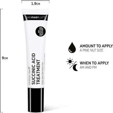 The Inkey List Succinic Acid Blemish Treatment 15Ml - Image 3
