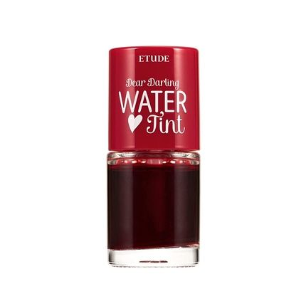 Etude Dear Darling Water Tint Cherry Ade 21Ad - Vivid Color Lip Stain With Moisturizing Weightless Finish - Smudge-Proof Lightweight Lip Tint K-Beauty