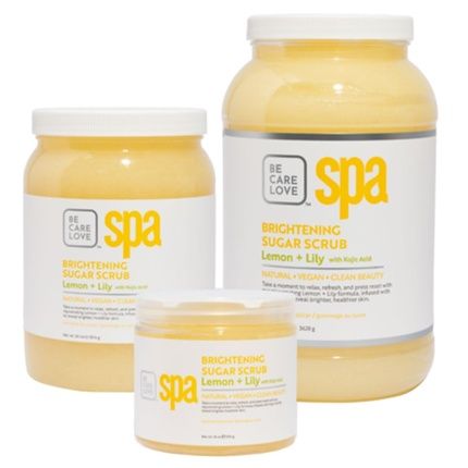 Bcl Spa Brightening Sugar Scrub Lemon Lily 454G