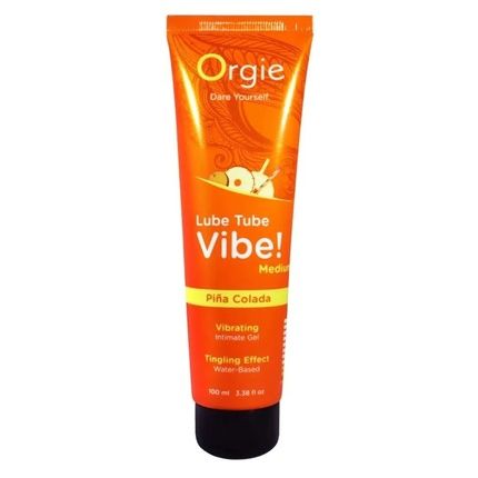 Orgie Dare Yourself Lube Tube Vibe Intimate Lubricant Pina Colada 100Ml