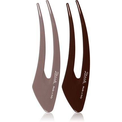 Janeke Hair Clip Brown 2X15 Cm