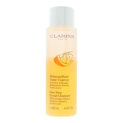 Clarins Onestep Facial Cleanser 200 Ml For Women Express Makeup Remover For All Skin Types