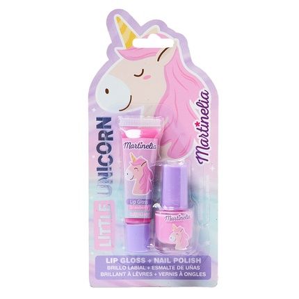 Little Unicorn Beauty Duo Nail Polish Set 4Ml + Lip Gloss 6Ml