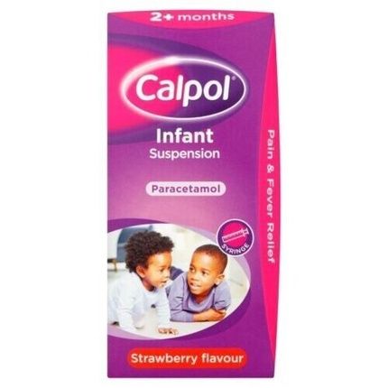 Calpol Infant Suspension Strawberry Flavour 2M+ 100Ml
