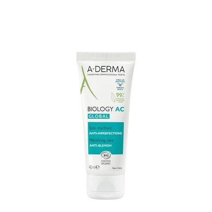 Aderma Biology Ac Mattifying Fluid Antiimperfections 40Ml Global Antiblemish Treatment