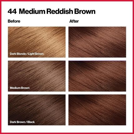 Revlon Colorsilk Permanent Hair Colour Medium Red Brown 44 1 Count
