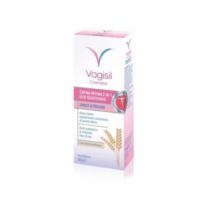 Vagisil Intimate Cream 2 In 1 Daily Use 30G Soothes And Prevents