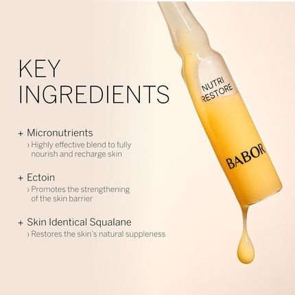 Babor Nutri Restore Restorative Serum Ampoules For The Face - Image 3