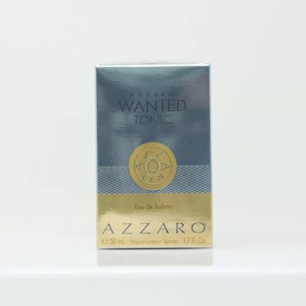 Azzaro Wanted Tonic Eau De Toilette For Men 50Ml Spray Bottle