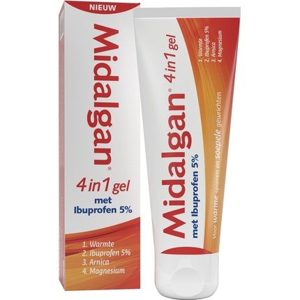 Midalgan 4In1 Gel With 5% Ibuprofen For Effective Pain Relief
