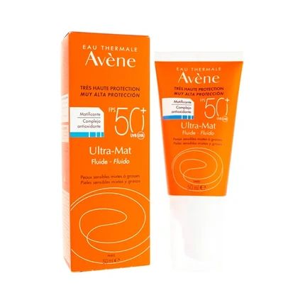 Avne Ultra Mat Fluid Sunscreen Spf 50 50 Ml