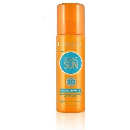 L'Oreal Paris Sublime Sun Perfect Bronze Spf30 - Protective Milk Spray - 200Ml - High Protection Factor