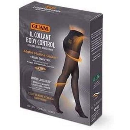 Guam Body Control Tights Cellulite 50 Den Black Matt Size L/Xl