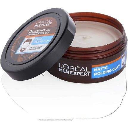 L'Oreal Men Expert Barber Club Matt Clay Matte Molding Hair Styling 75Ml