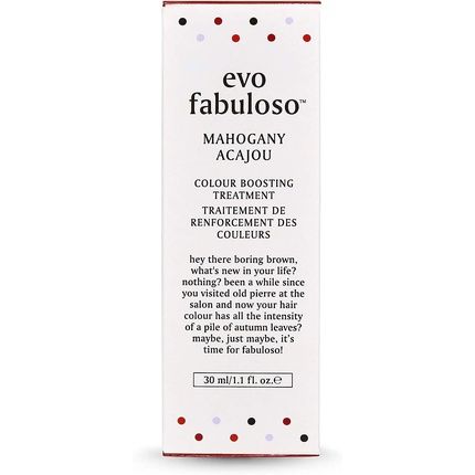 Fabuloso Mahogany Colour Boosting Treatment Colour Care Conditioner For Colour-Treated Hair 30Ml Travel Size - Image 3