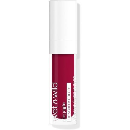 Wet N Wild Mega Glo Lip & Cheek Color Lip And Cheek Tint With Soft Matte Finish Lightweight And Buildable Formula For A Natural-Looking Flush Berry Truth